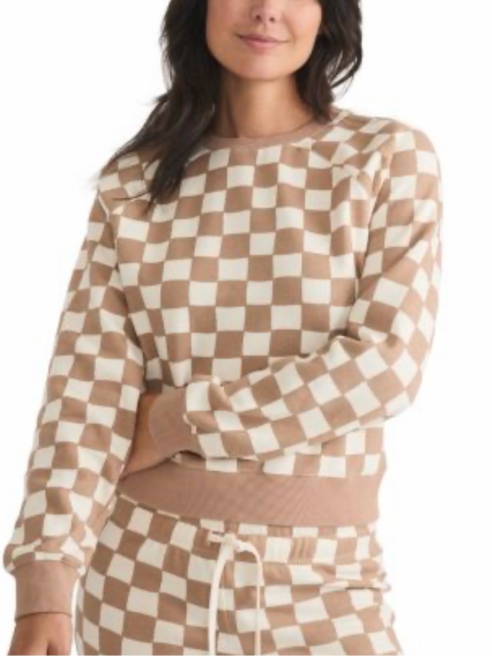 Marine Layer Anytime Sweatshirt Checkered size M
